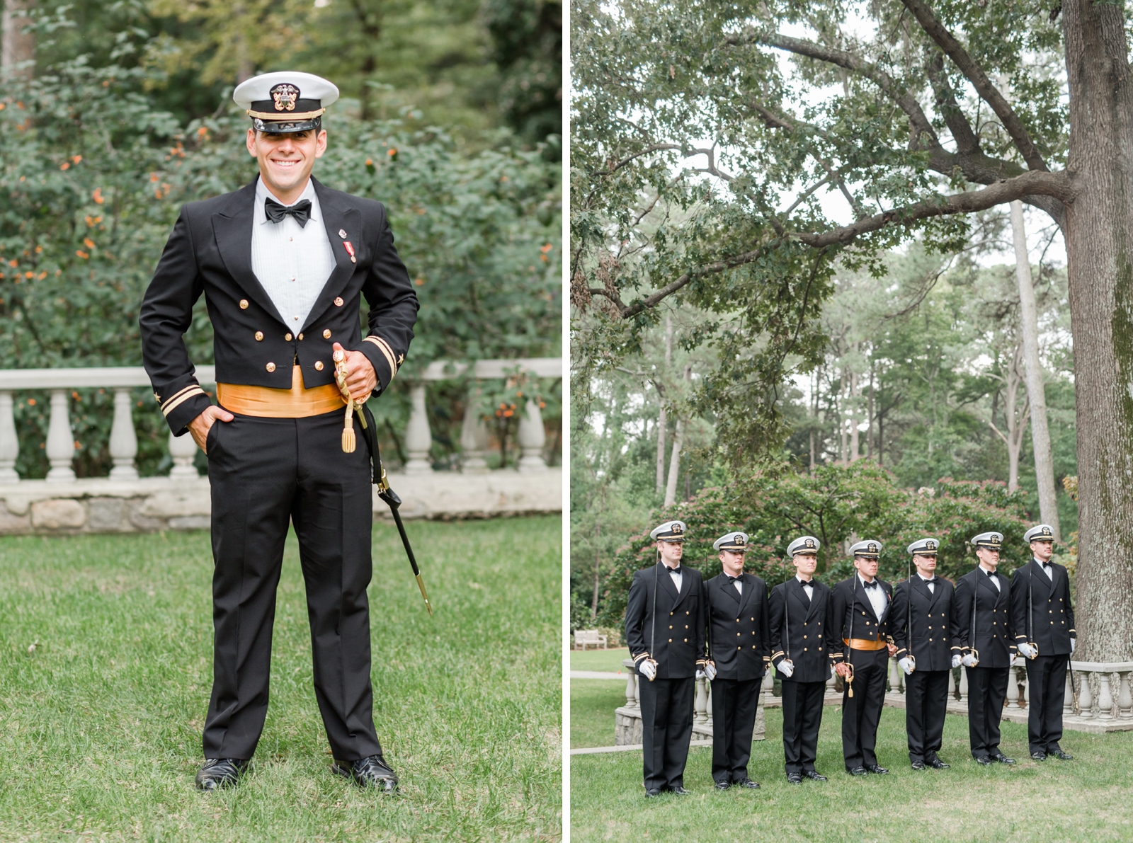 norfolk botanical gardens wedding dusty blue rustic natural elegant