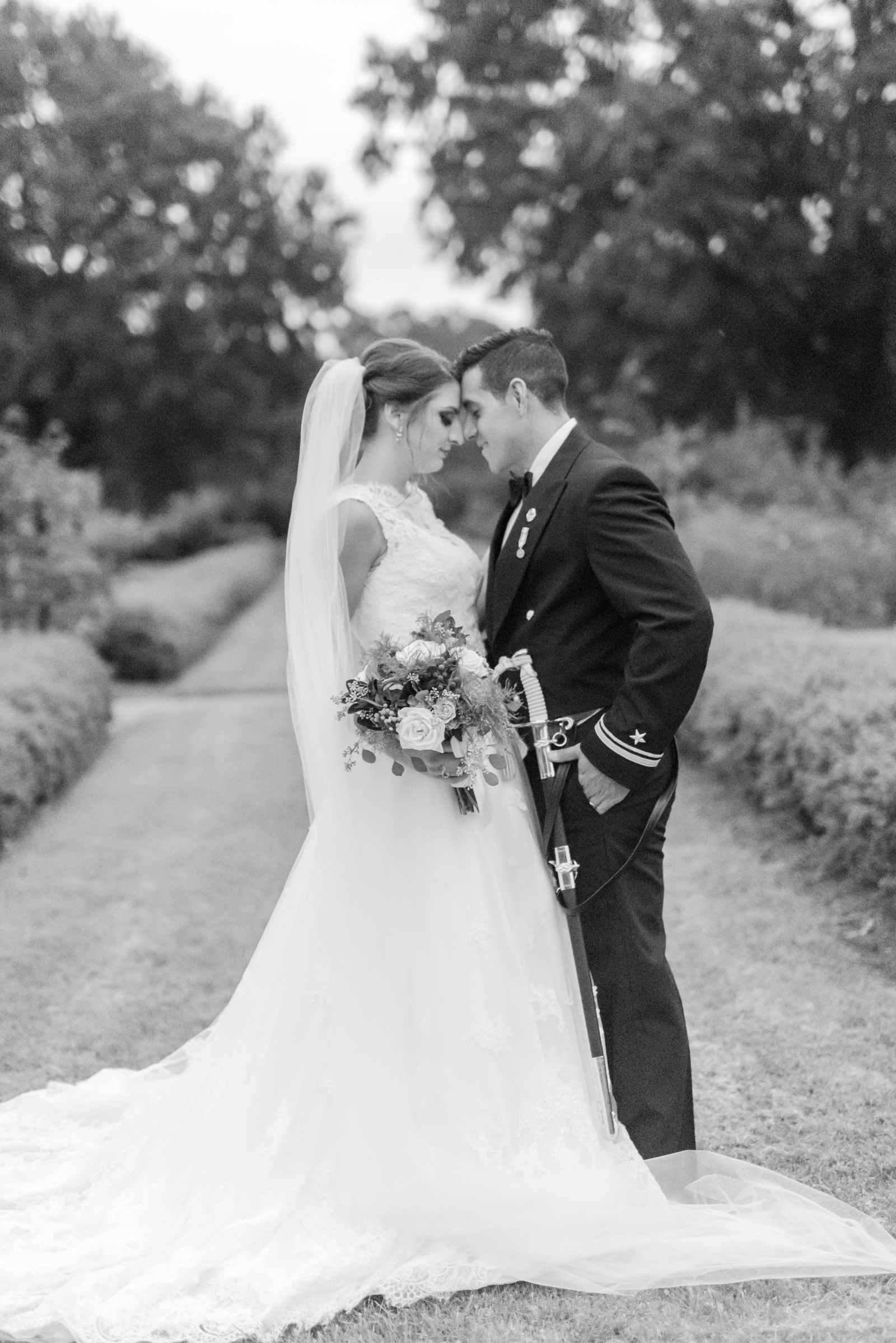 norfolk botanical gardens wedding dusty blue rustic natural elegant