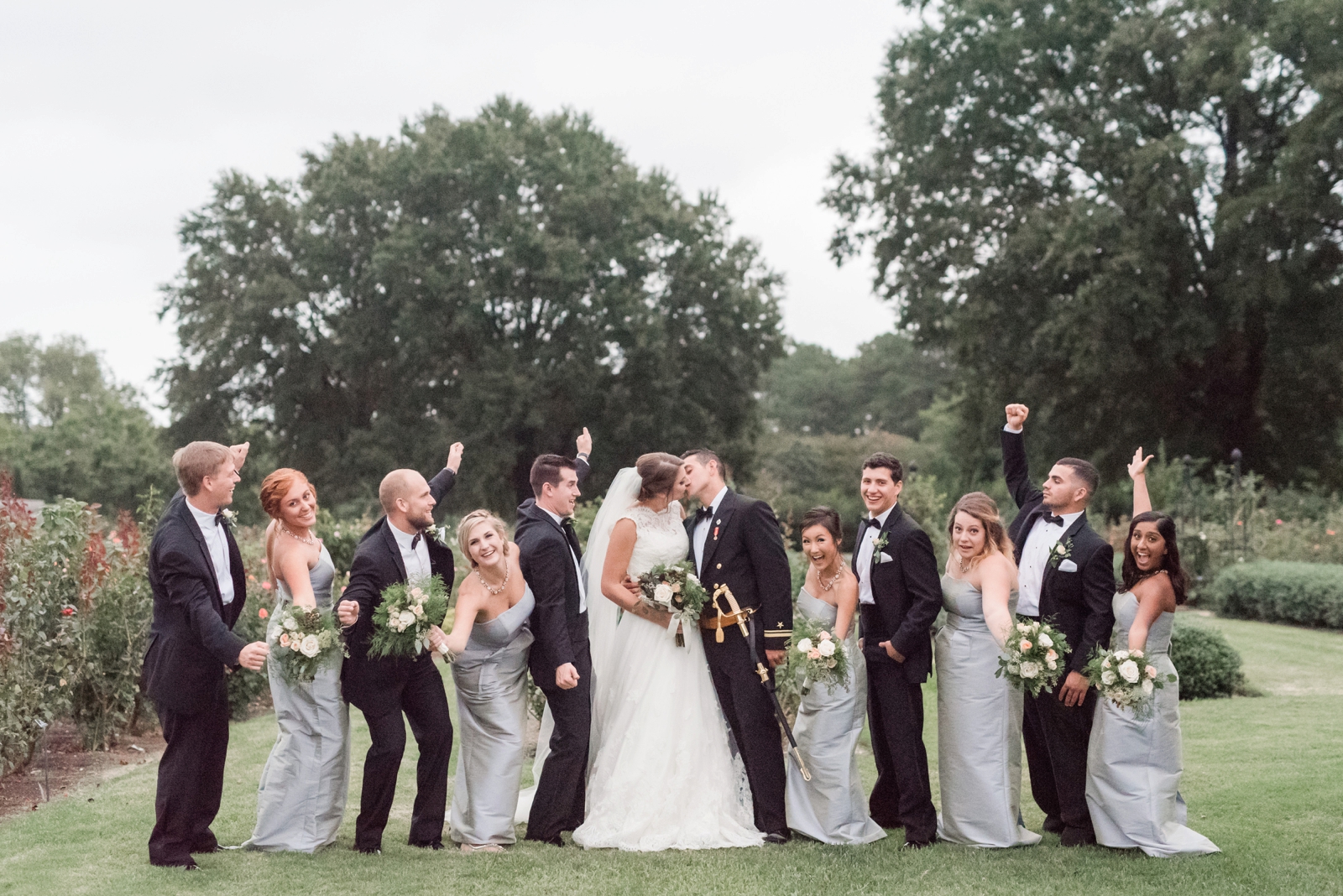 norfolk botanical gardens wedding dusty blue rustic natural elegant