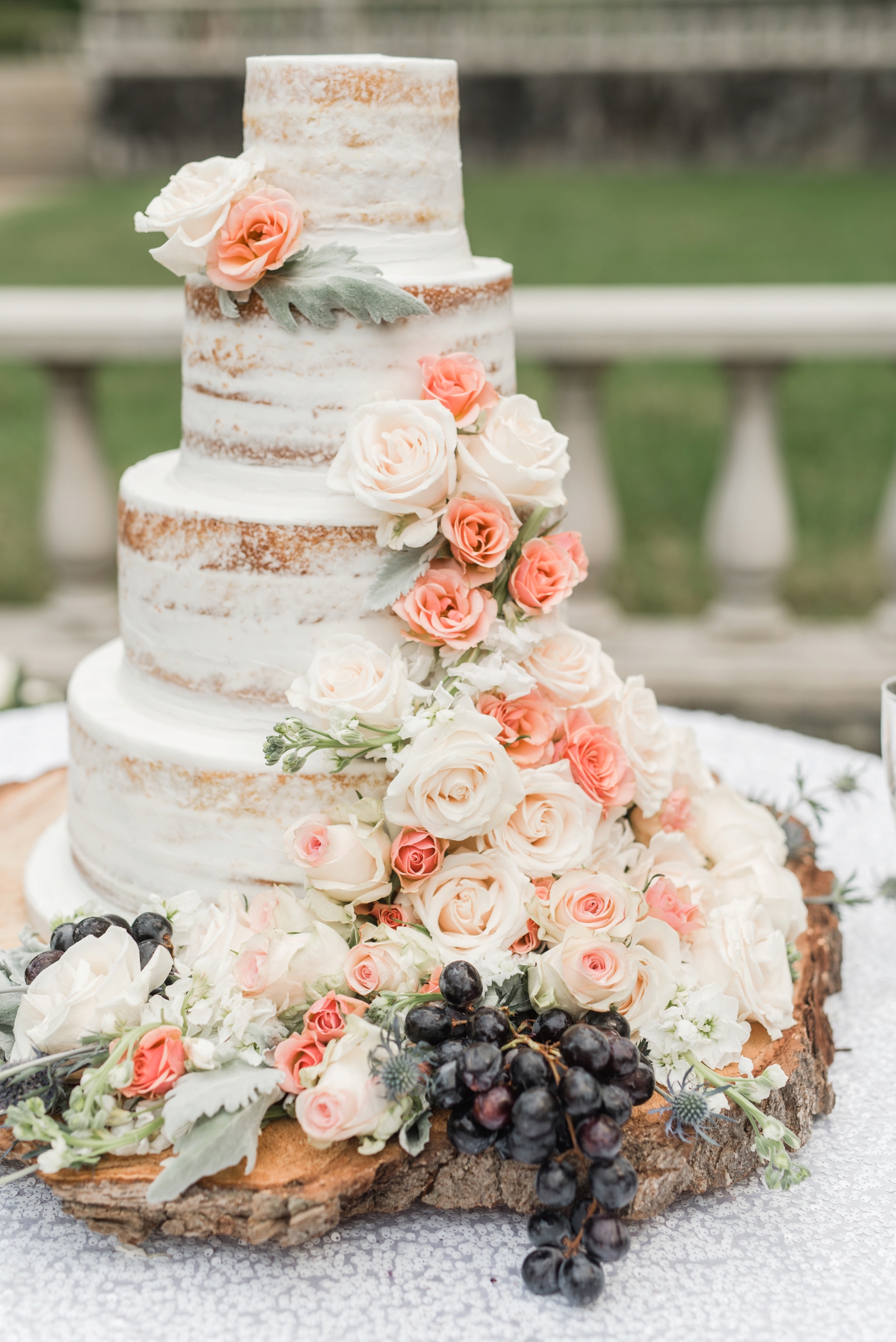 norfolk botanical gardens wedding dusty blue rustic natural elegant