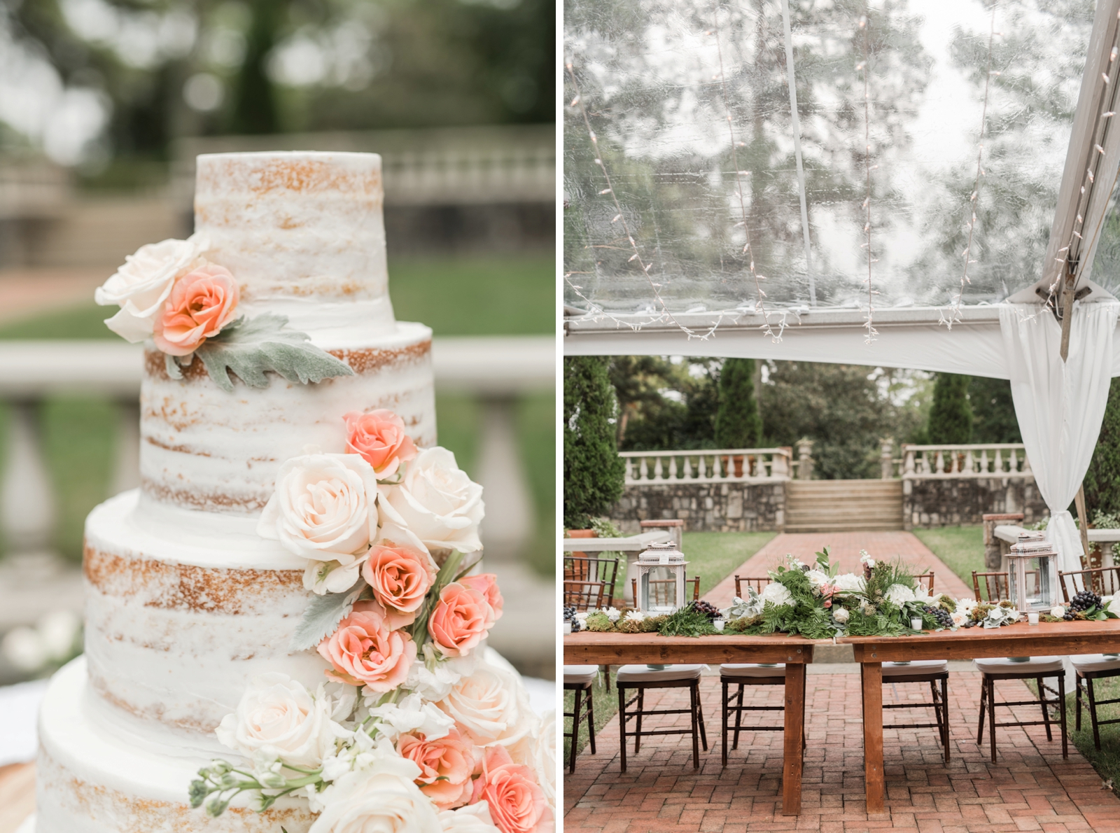 norfolk botanical gardens wedding dusty blue rustic natural elegant