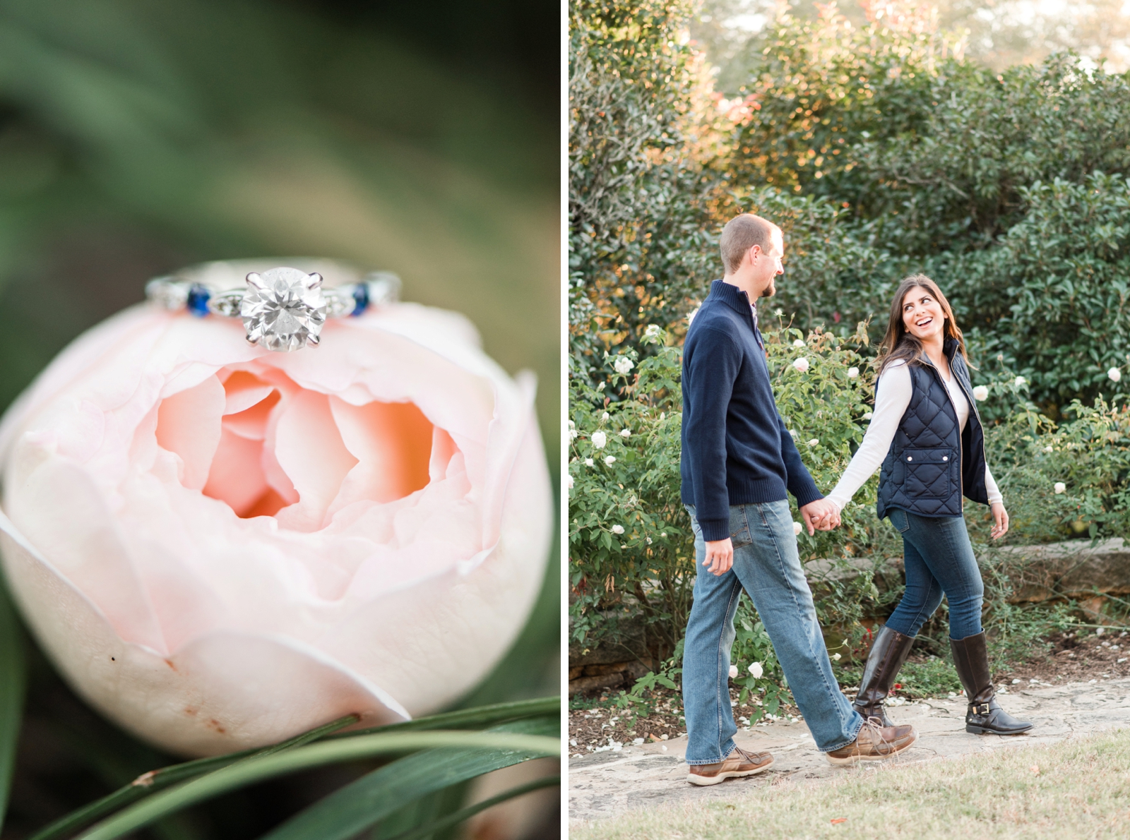 fall richmond virginia maymont park engagement session by hampton roads wedding photographer